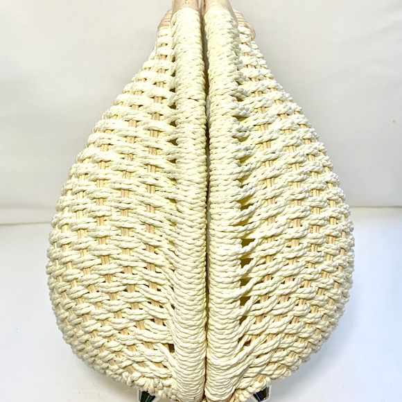 Boho Round Rattan Bag - Picture 3 of 6